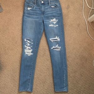 american eagle ripples jeans